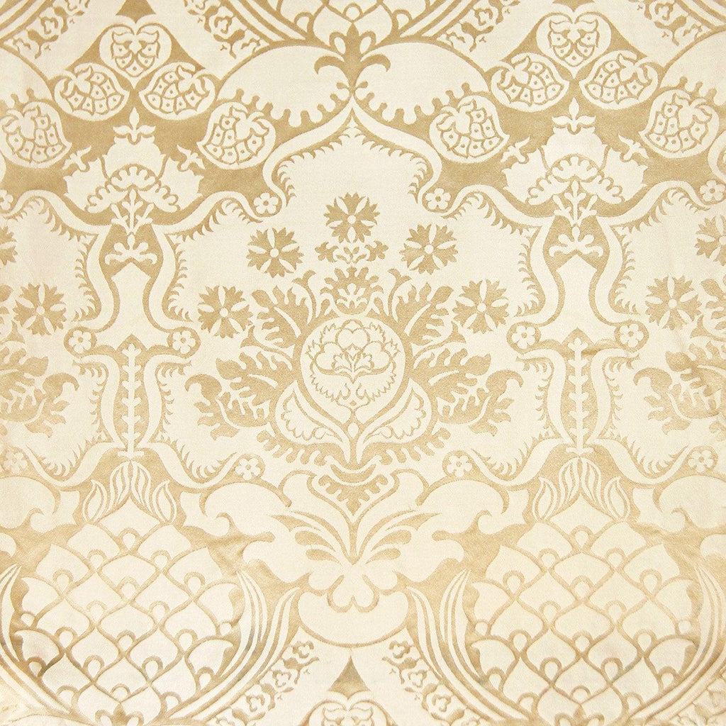 Comper Cathedral Silk Damask - Cream - Watts & Co. (international)
