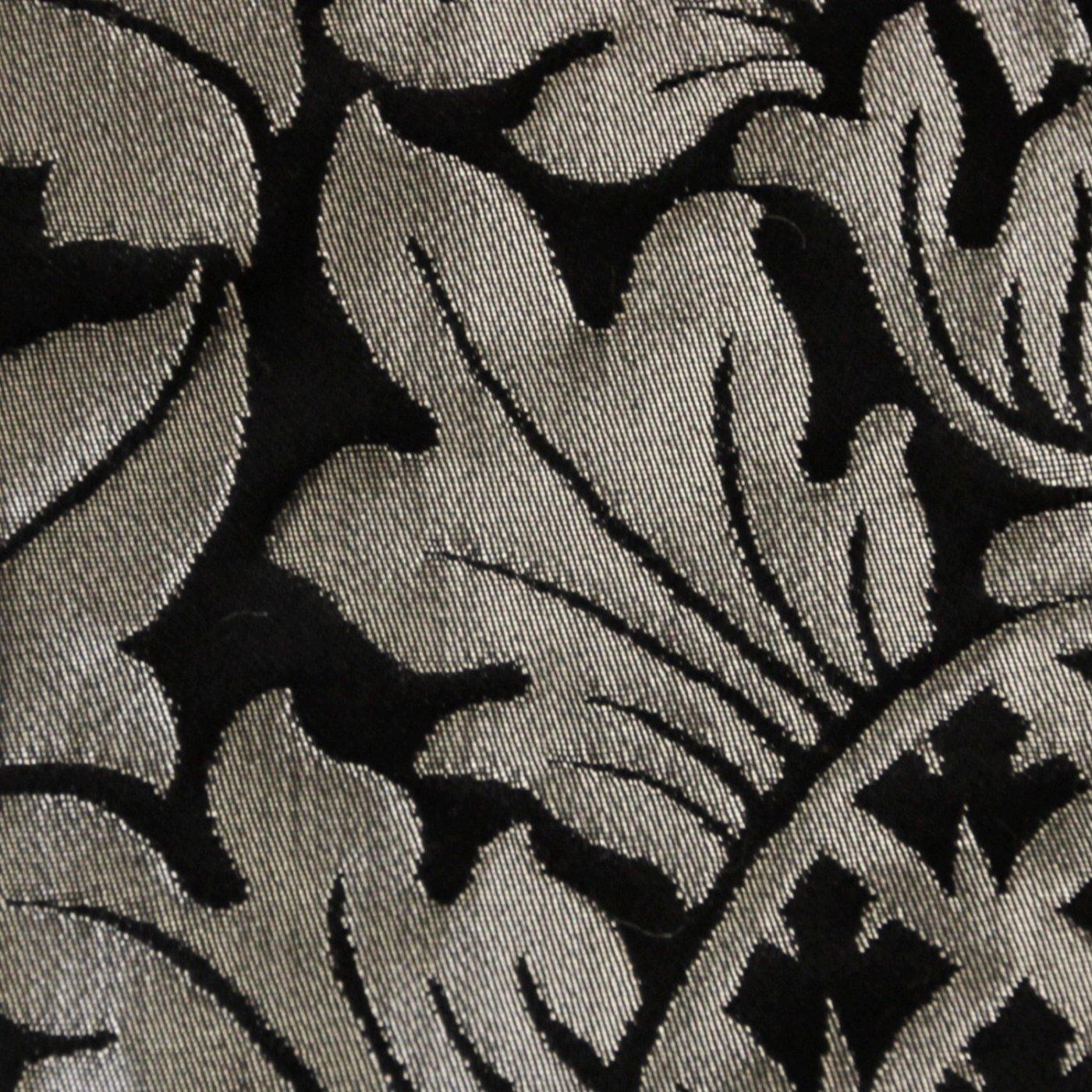 Continental Stole in Black & Silver Fairford Brocade - Watts & Co. (international)