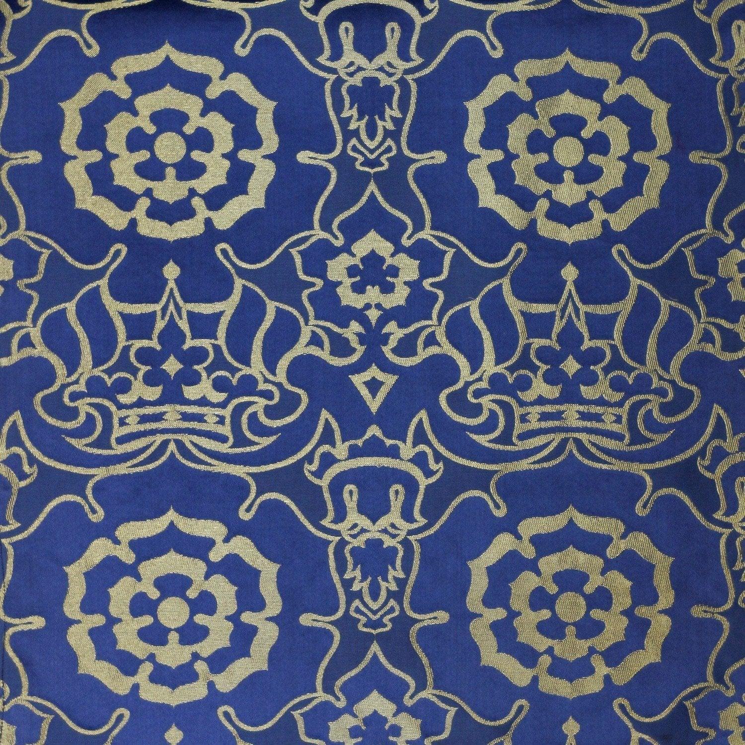 Coronation Damask - Blue & Gold - Watts & Co. (international)