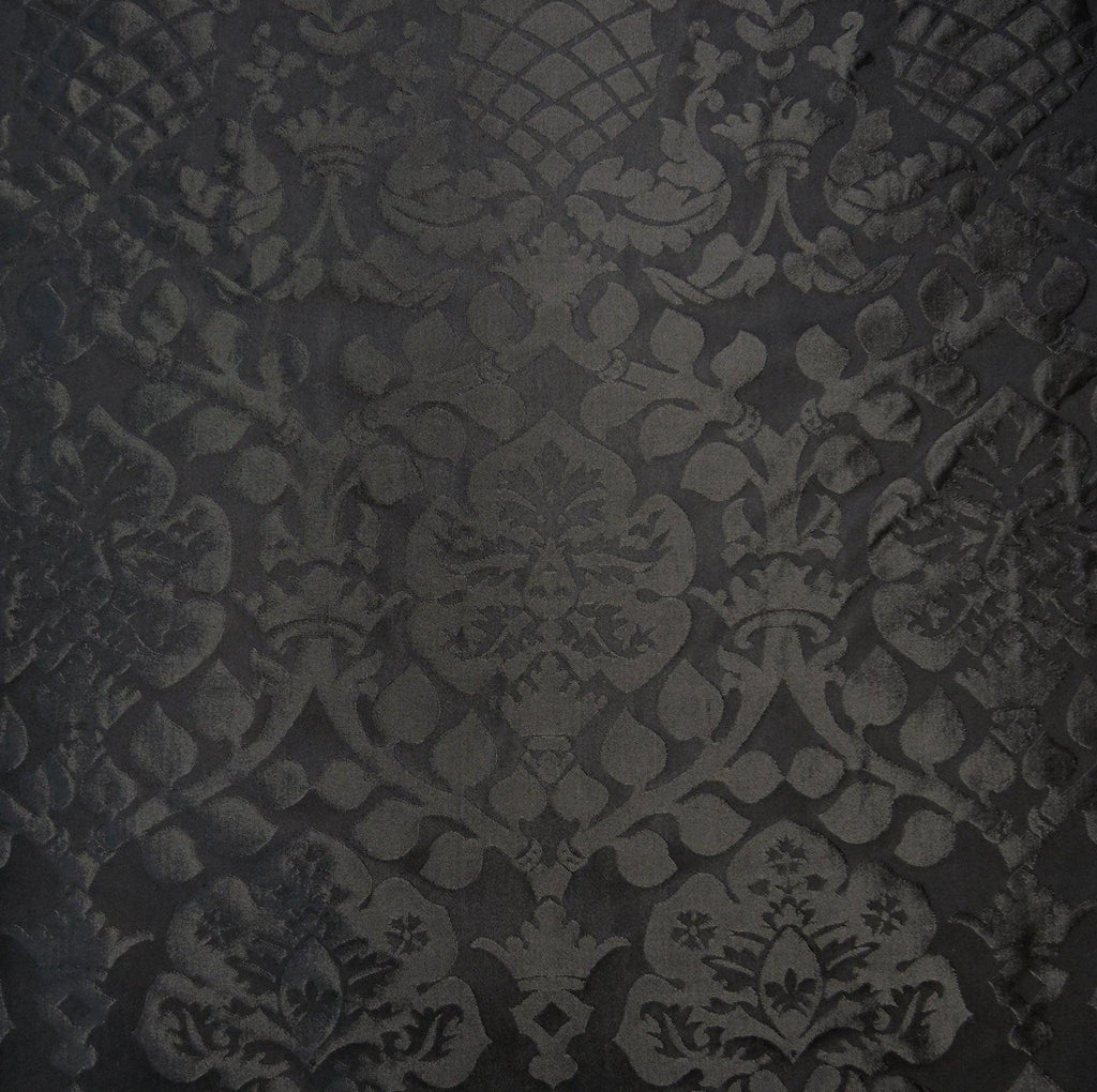 Davenport Damask - Black - Watts & Co.