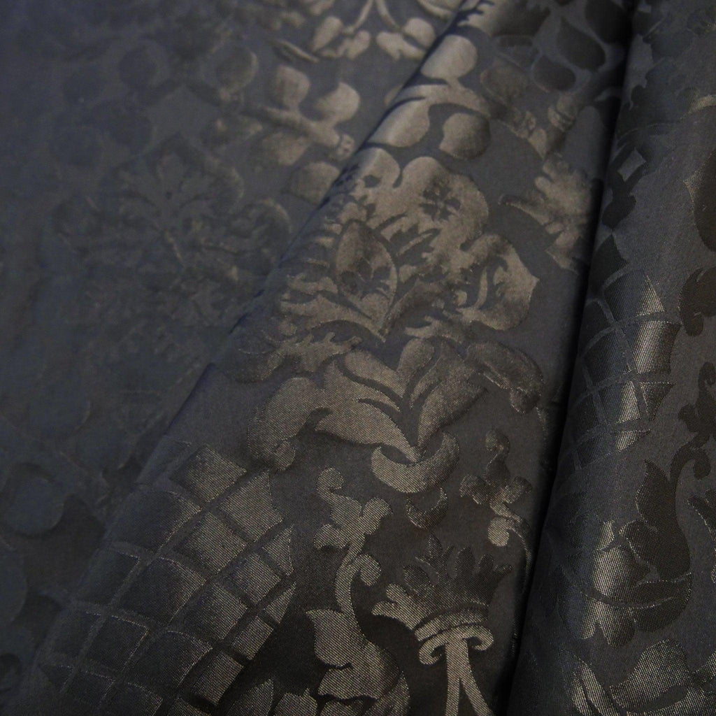 Davenport Damask - Black - Watts & Co.