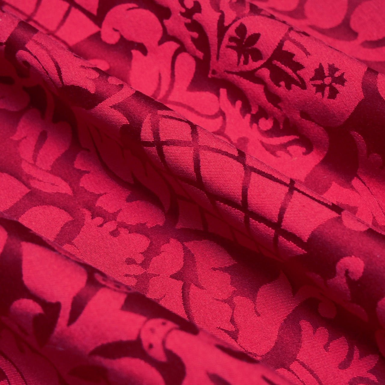 Davenport Damask - Bodley Red - Watts & Co.