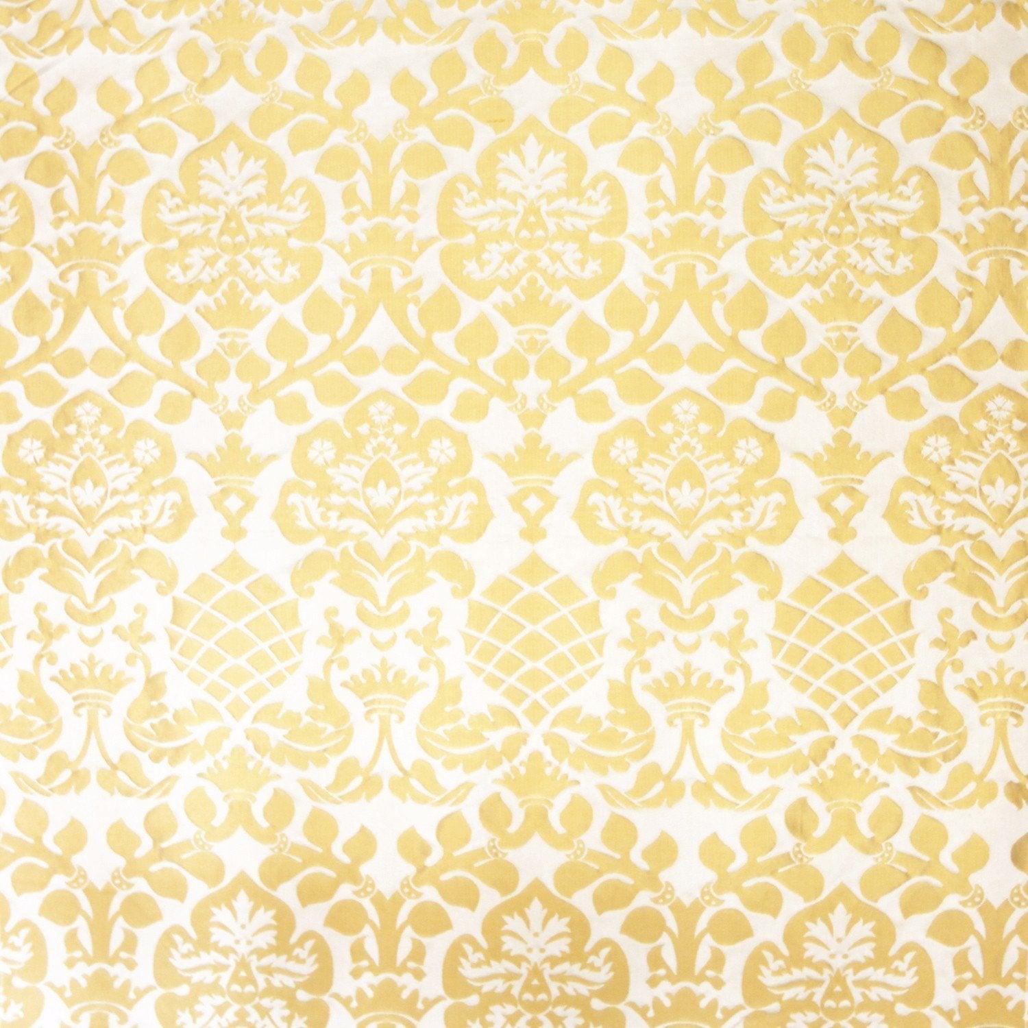 Davenport Damask - White & Gold - Watts & Co. (international)