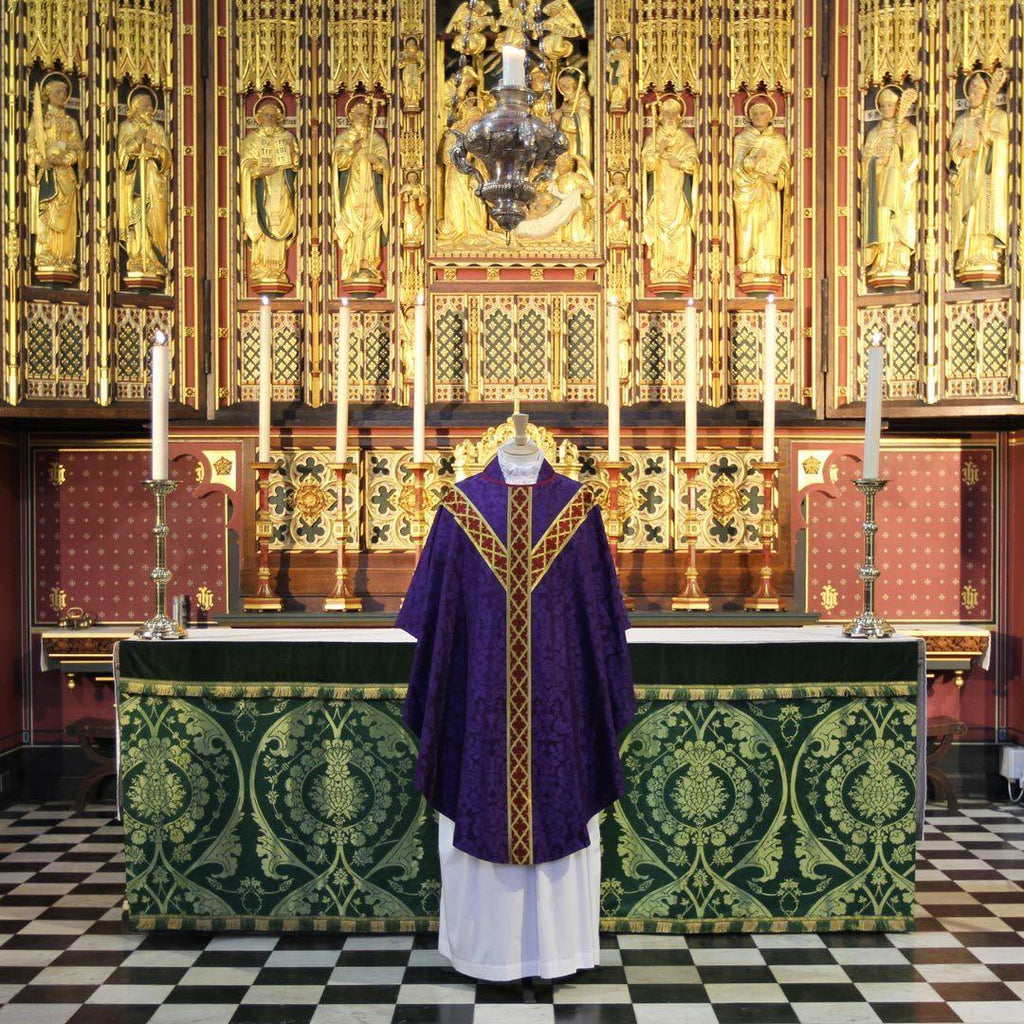 Watts & Co. – Purple 'Davenport' Chasuble, in situ