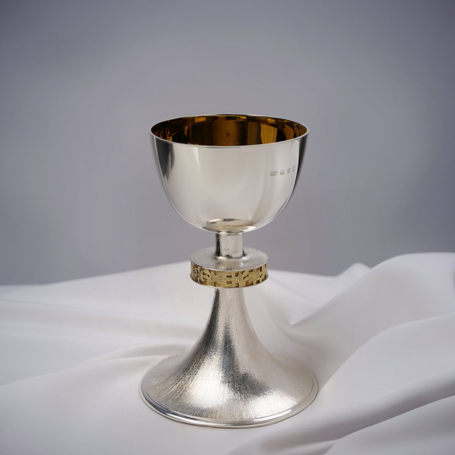 Elizabeth II Silver and Silver-Gilt Chalice and Paten - Watts & Co.
