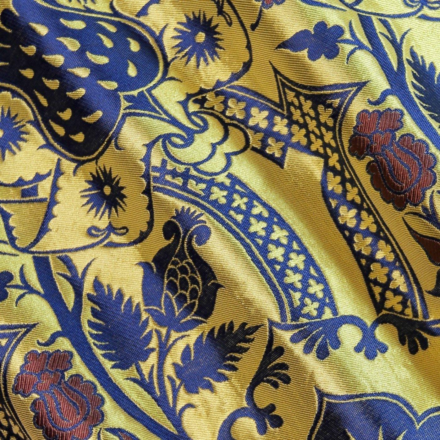 Embroidered Cathedral Cope in Blue/Gold/Purple Comper Strawberry - Watts & Co. (international)
