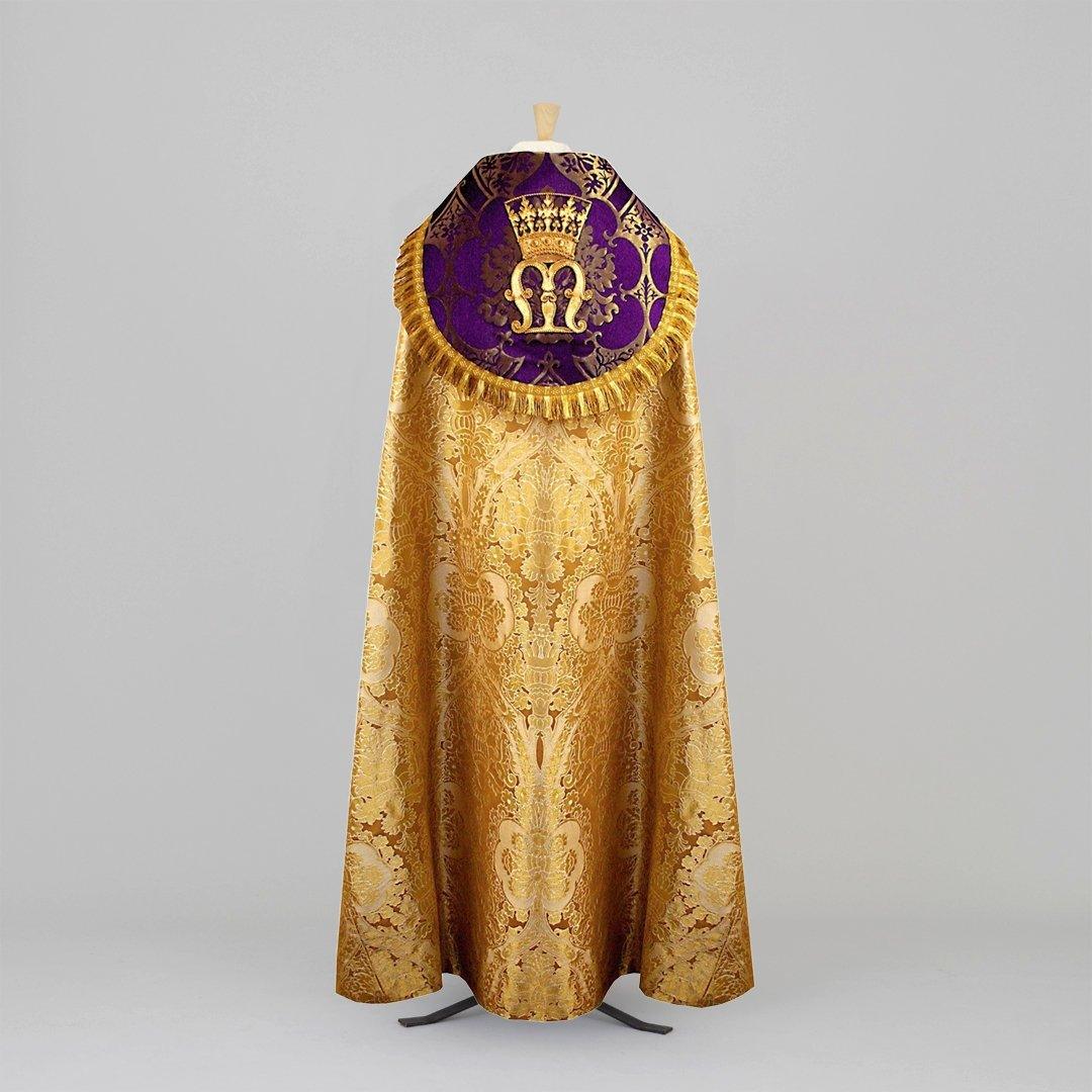 Embroidered Cathedral Cope in Perlé Crevelli - Watts & Co.