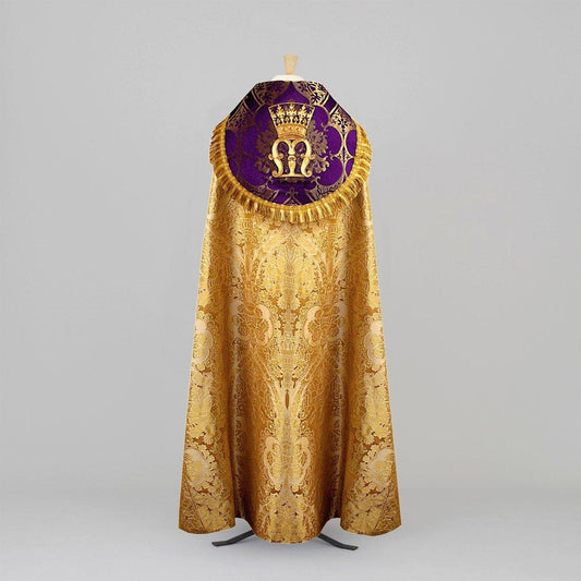 Embroidered Cathedral Cope in Perlé Crevelli - Watts & Co.