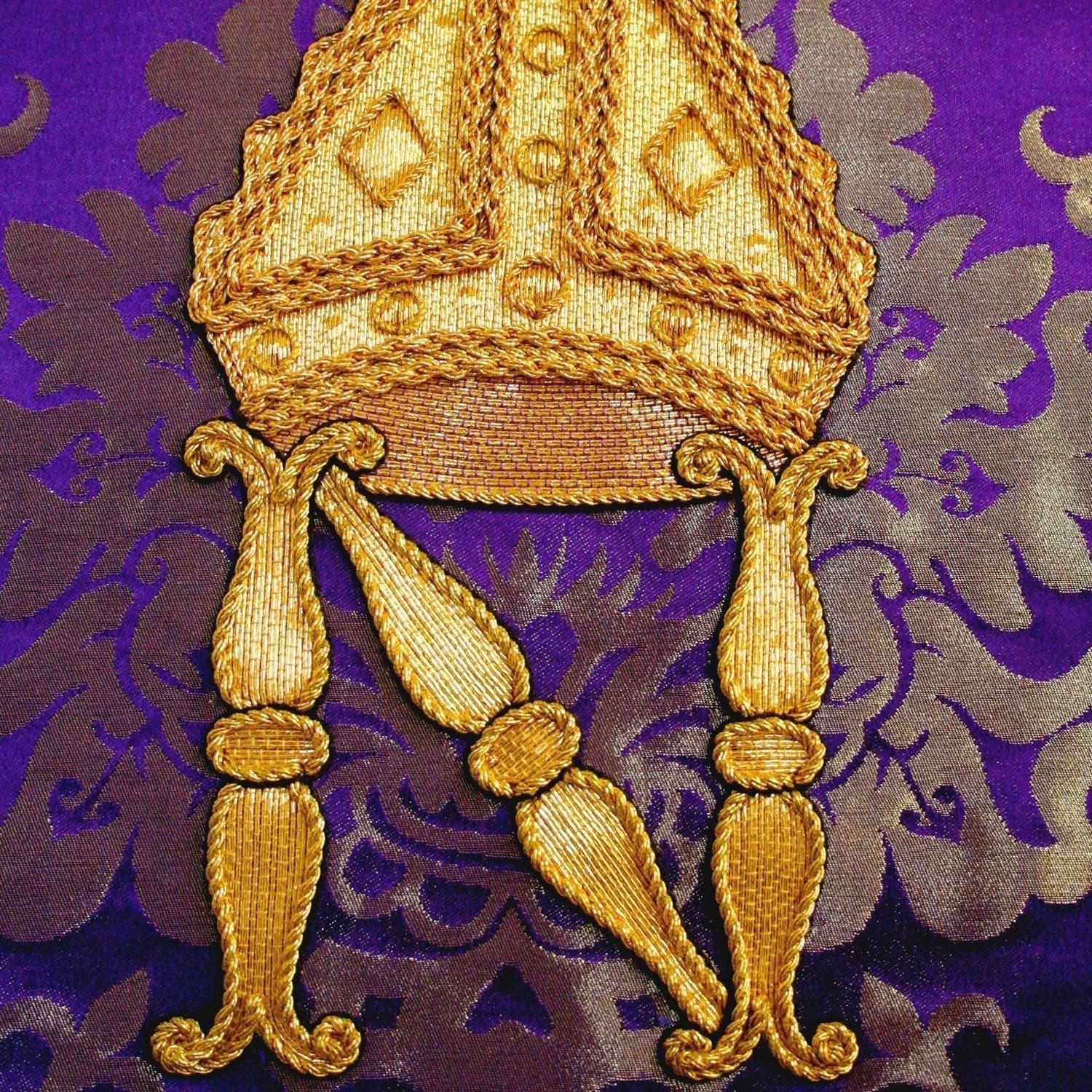 Embroidered Cathedral Cope in Perlé Crevelli - Watts & Co. (international)