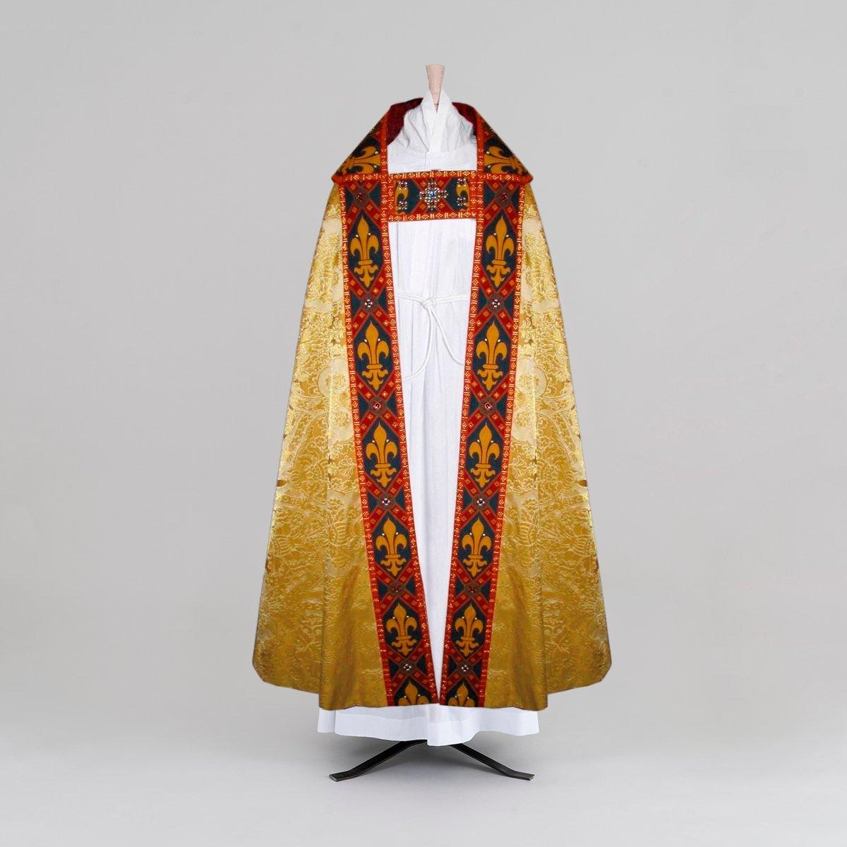 Embroidered Portsmouth Cope in Perlé Crevelli - Watts & Co.