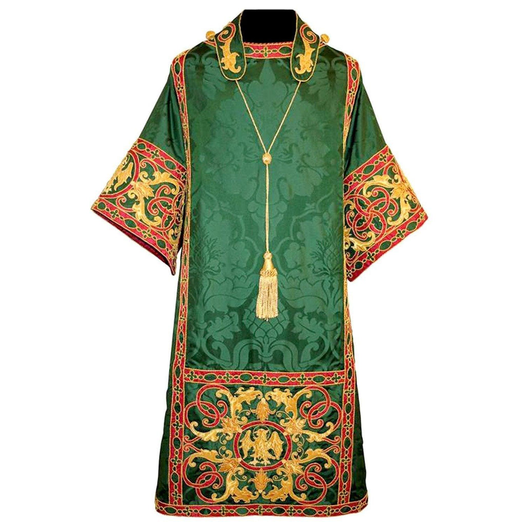 Embroidered Spanish Dalmatic in Green Bellini - Watts & Co. (international)