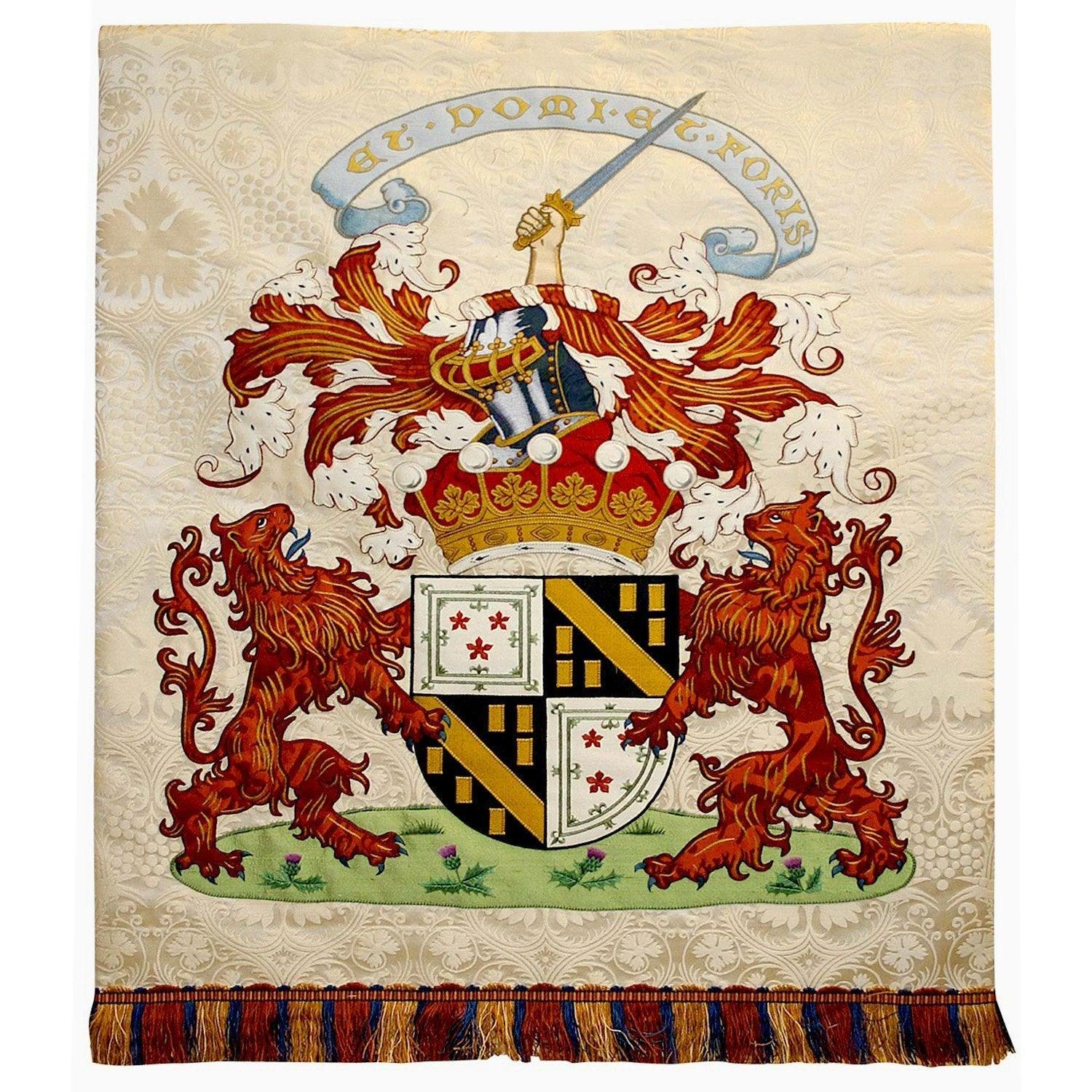 Embroidered white pulpit fall - Watts & Co. (international)