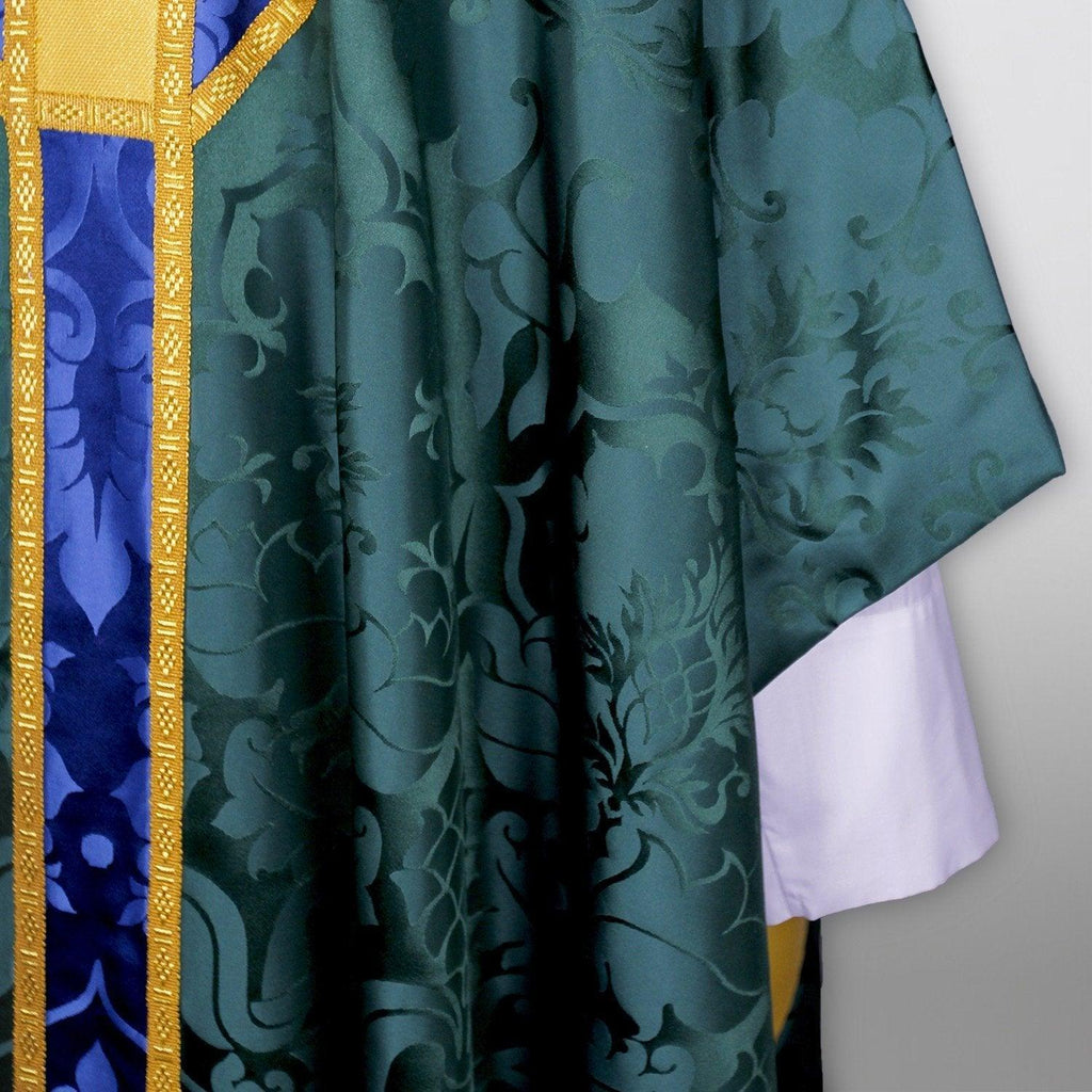 Full Gothic Chasuble in Green Bellini - Watts & Co. (international)