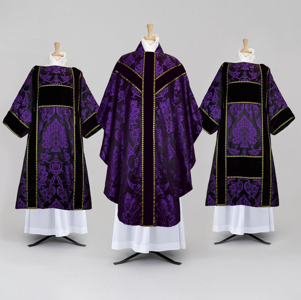Full Gothic High Mass Set in Black/Purple 'Gothic' - Watts & Co.