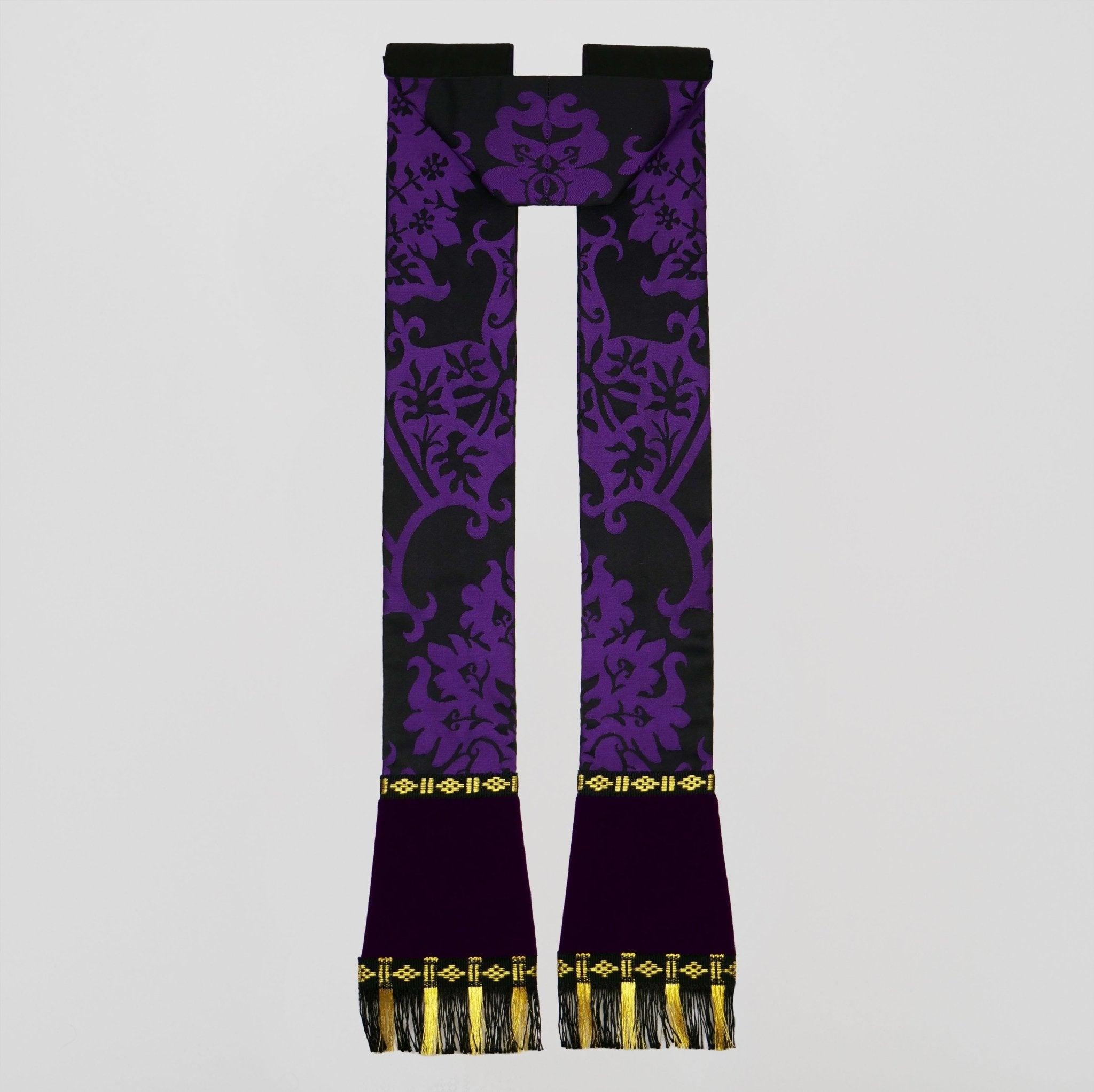 Full Gothic High Mass Set in Black/Purple 'Gothic' - Watts & Co.