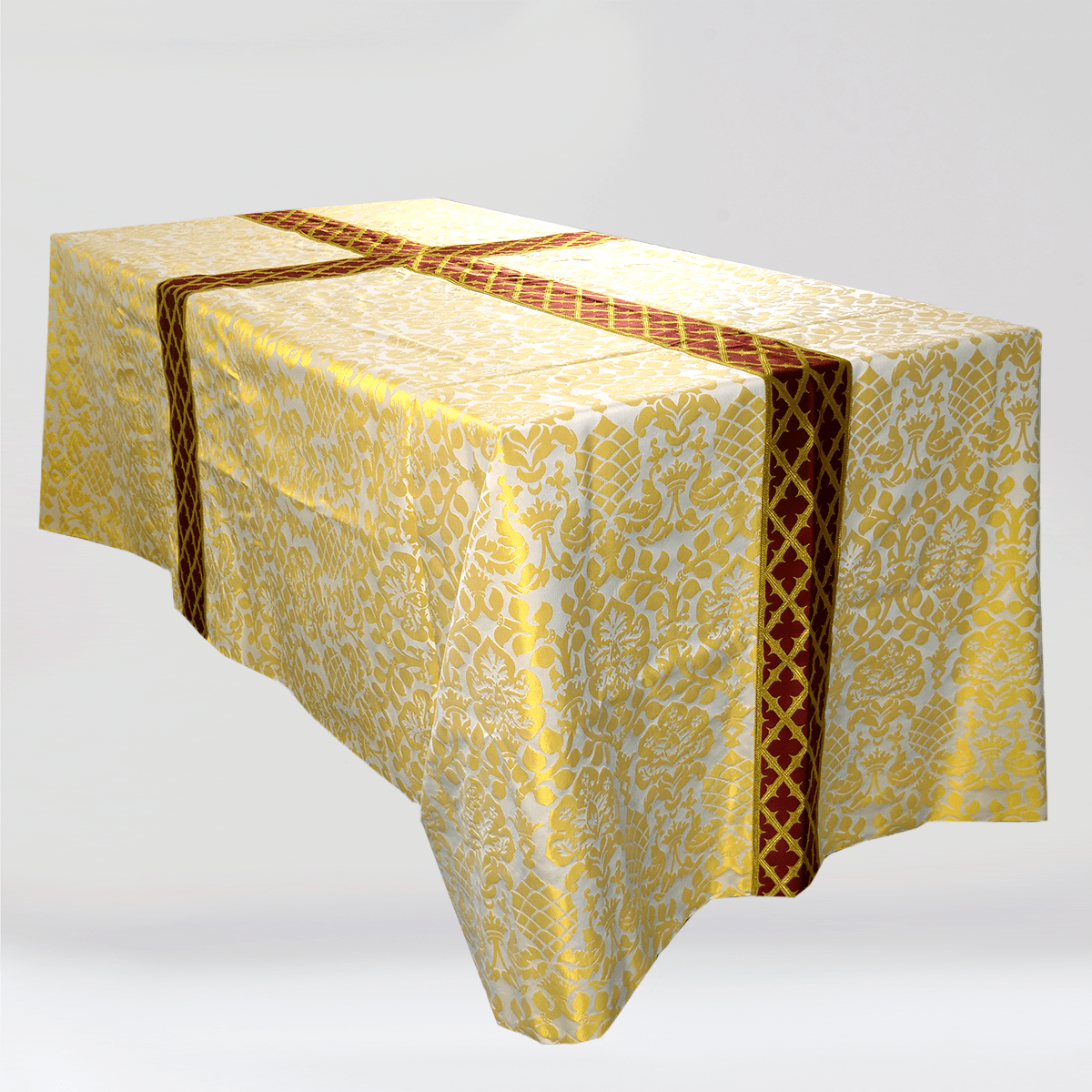 Funeral Pall in White & Gold Davenport - Watts & Co.