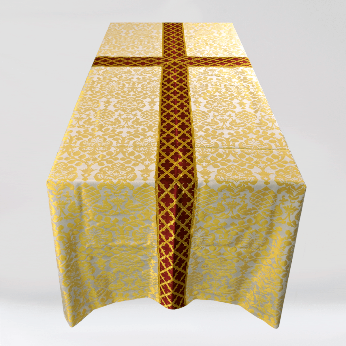 Funeral Pall in White & Gold Davenport - Watts & Co.