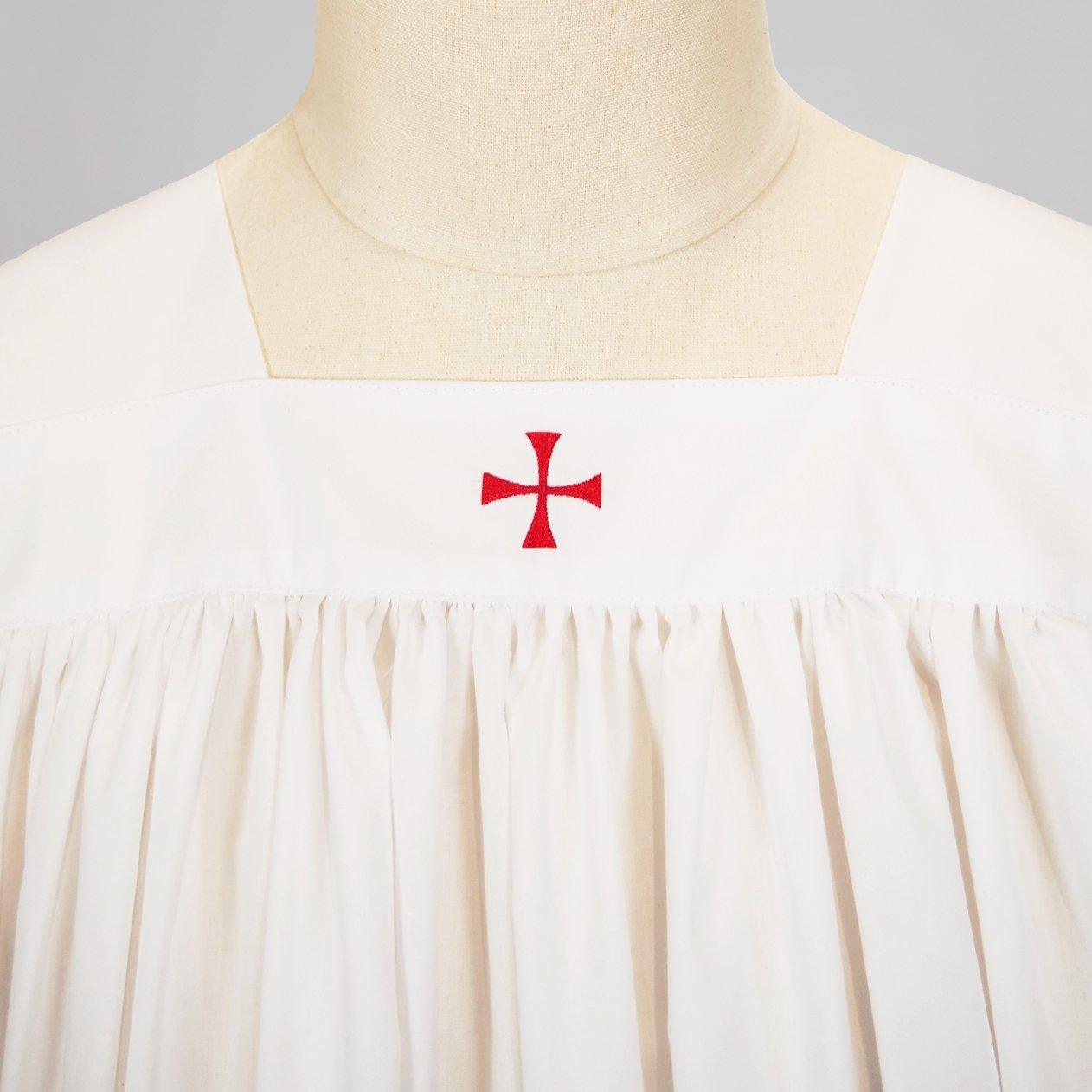 Gathered Choir Cotta with Red Crosses - Watts & Co.