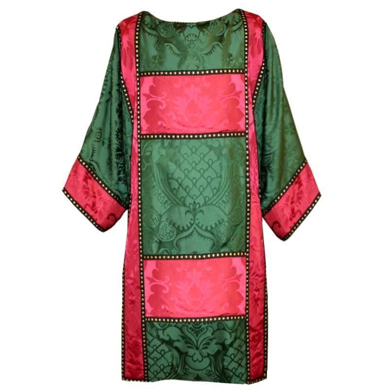 Gothic Dalmatic in Green Comper Cathedral with Comper Rose Bellini Orphreys - Watts & Co. (international)