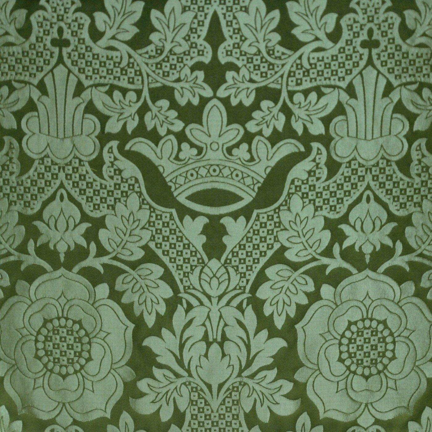 Gothic Dalmatic in Green St Margaret with Blue/Gold Fairford Orphreys - Watts & Co. (international)