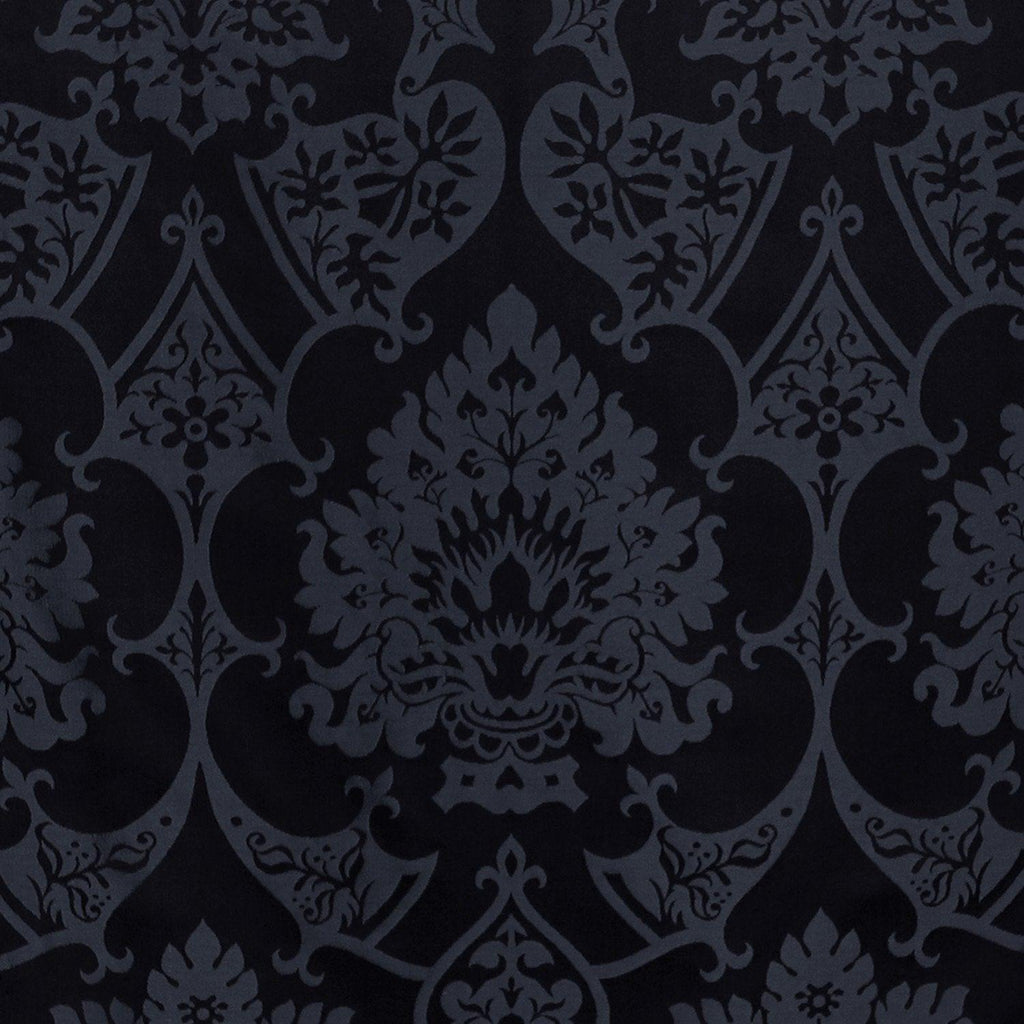 Gothic Silk Damask - Black - Watts & Co. (international)
