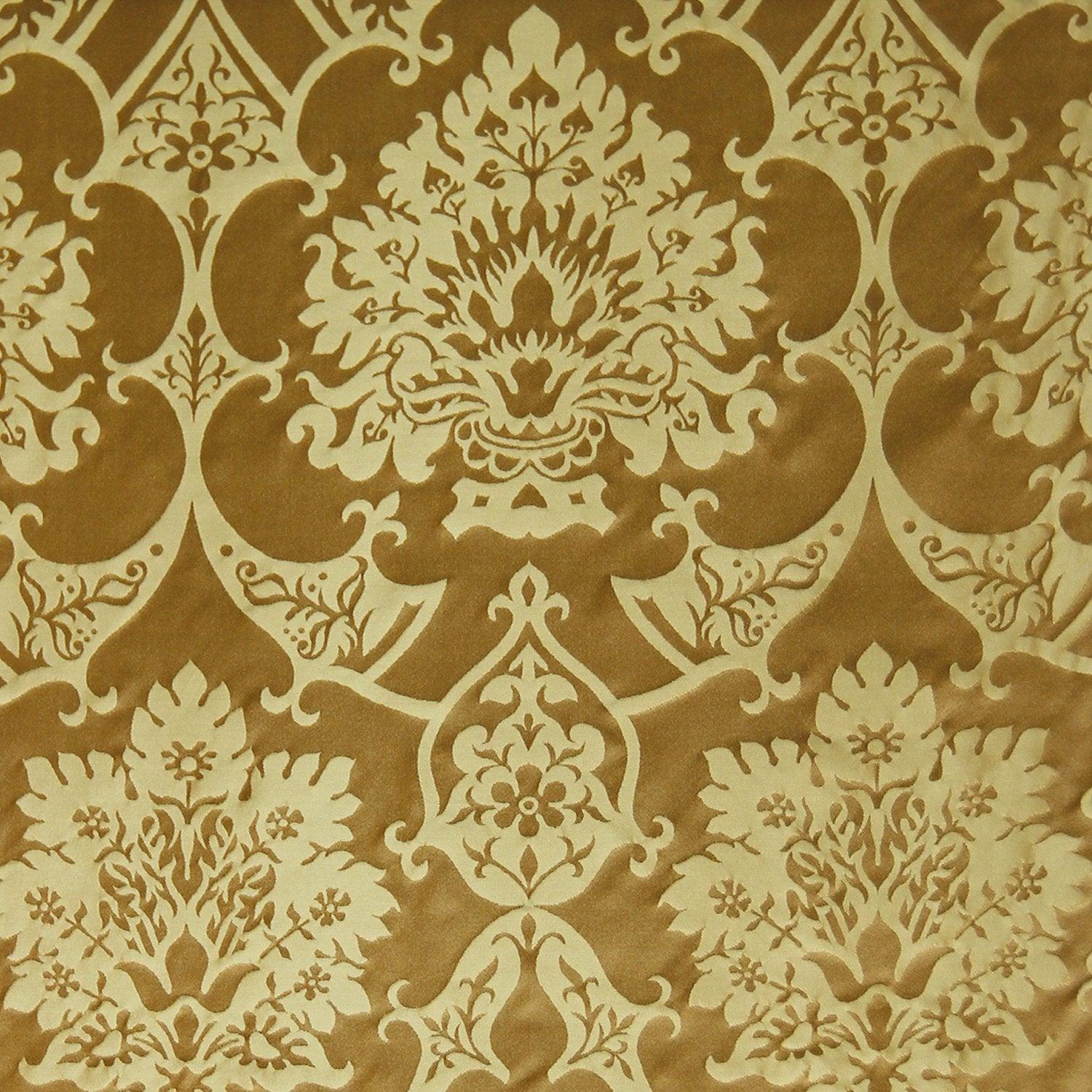 Gothic Silk Damask - Gold - Watts & Co. (international)