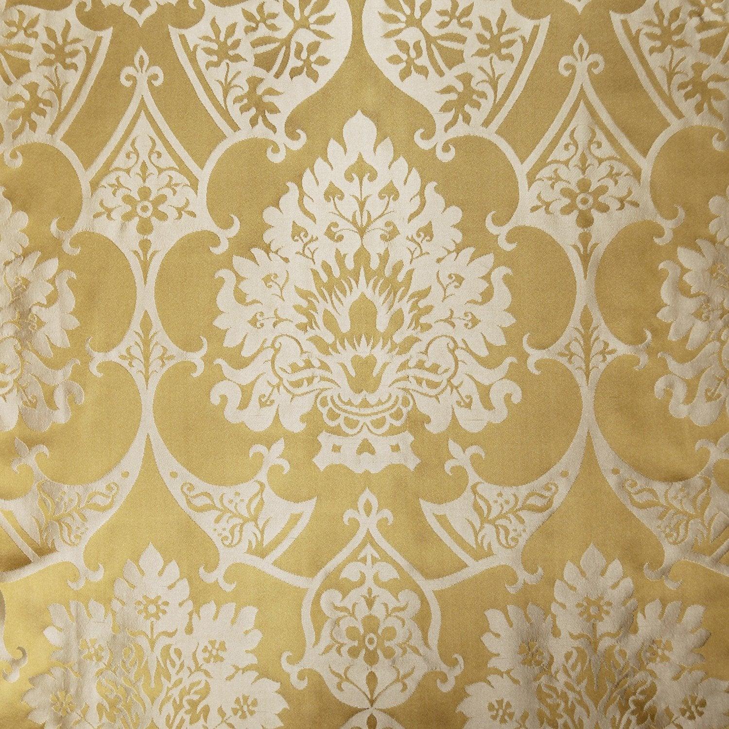Gothic Silk Damask - Gold & Cream - Watts & Co. (international)