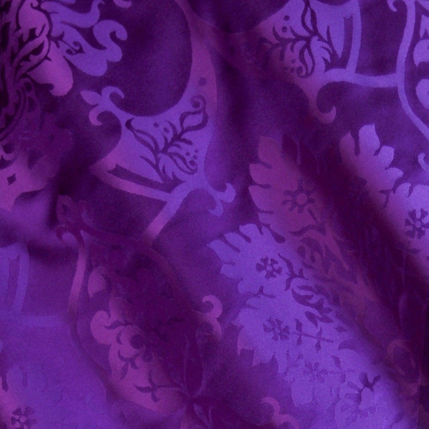 Gothic Silk Damask - Royal Purple - Watts & Co. (international)