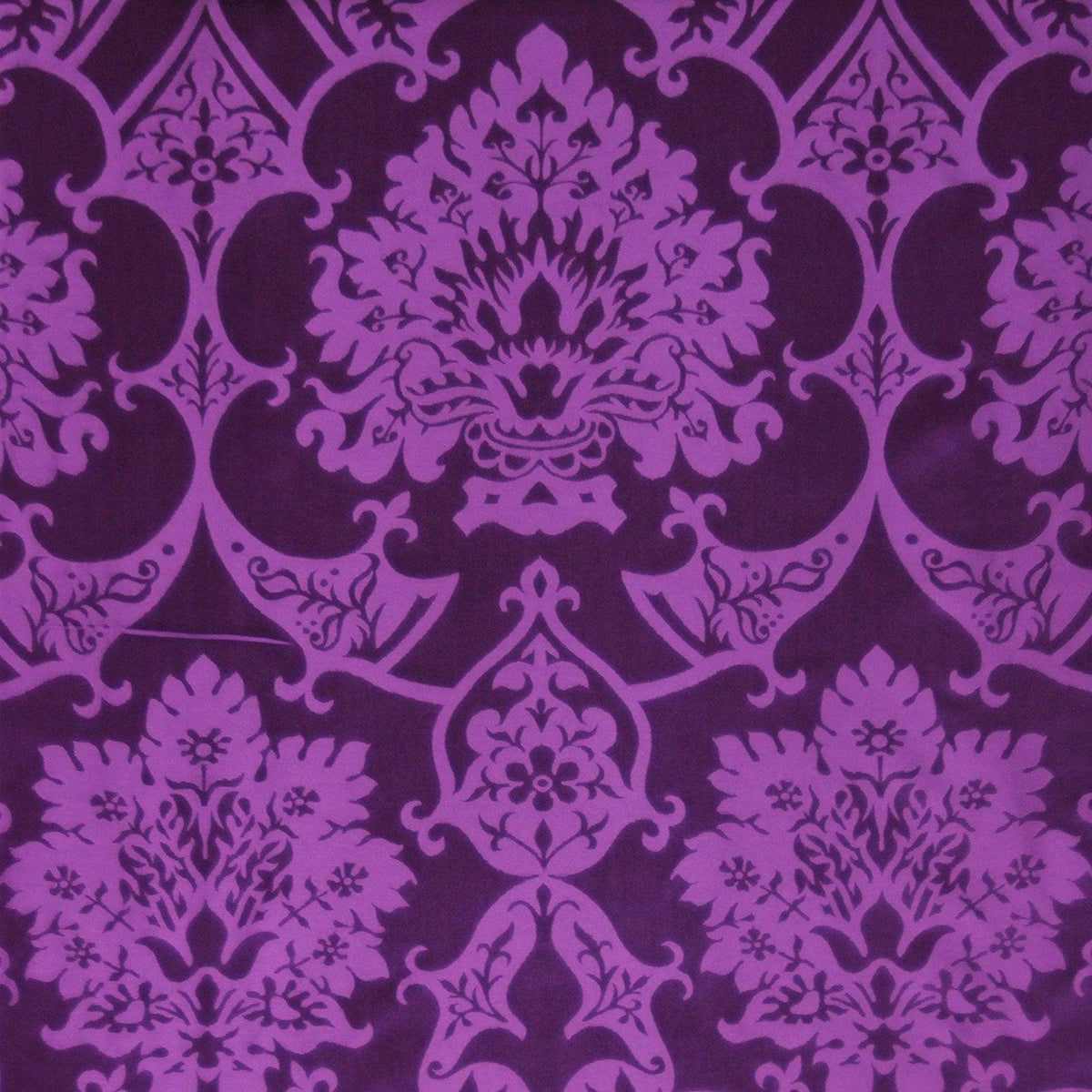 Purple Damask Background Purple Damask Pattern Background Stock