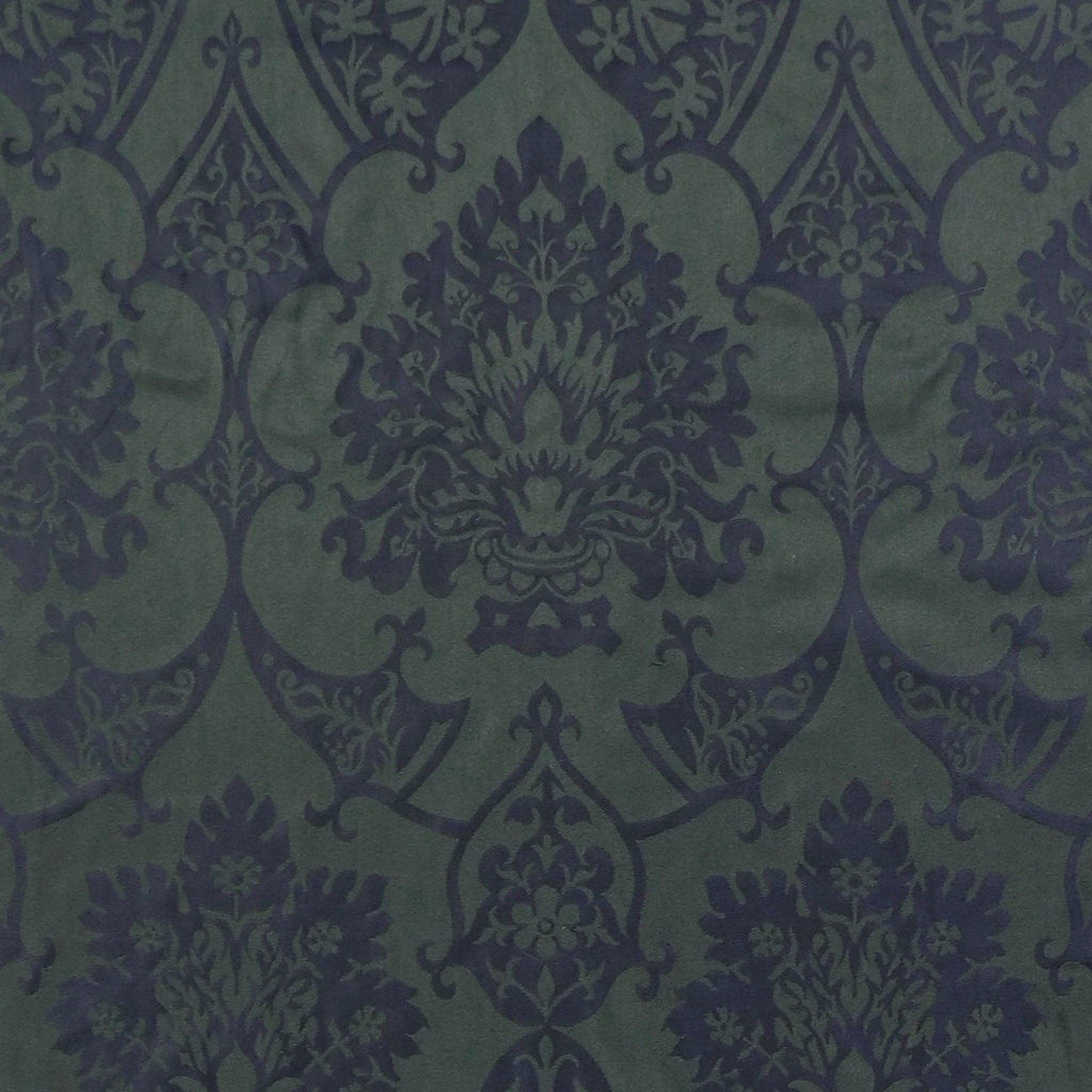 Gothic Silk Damask - Sarum Indigo - Watts & Co.