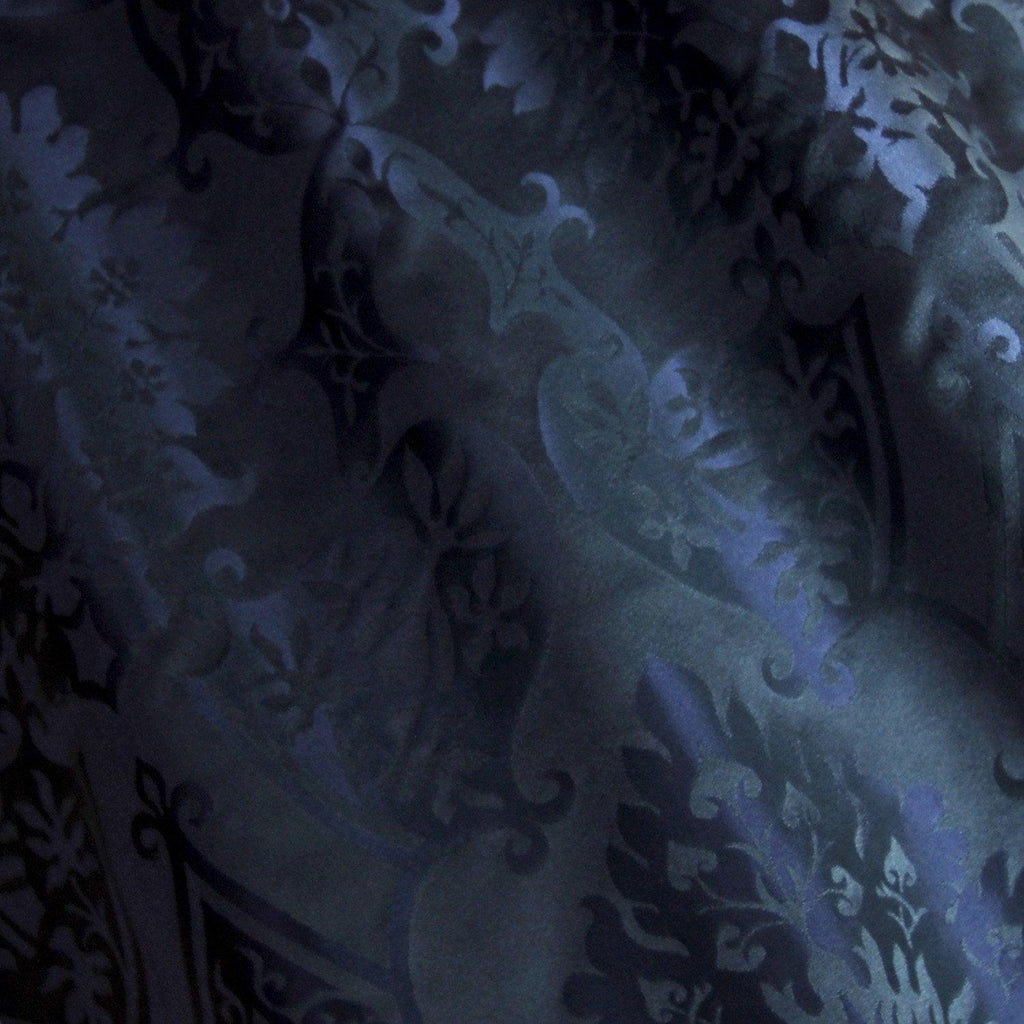 Gothic Silk Damask - Sarum Indigo - Watts & Co. (international)