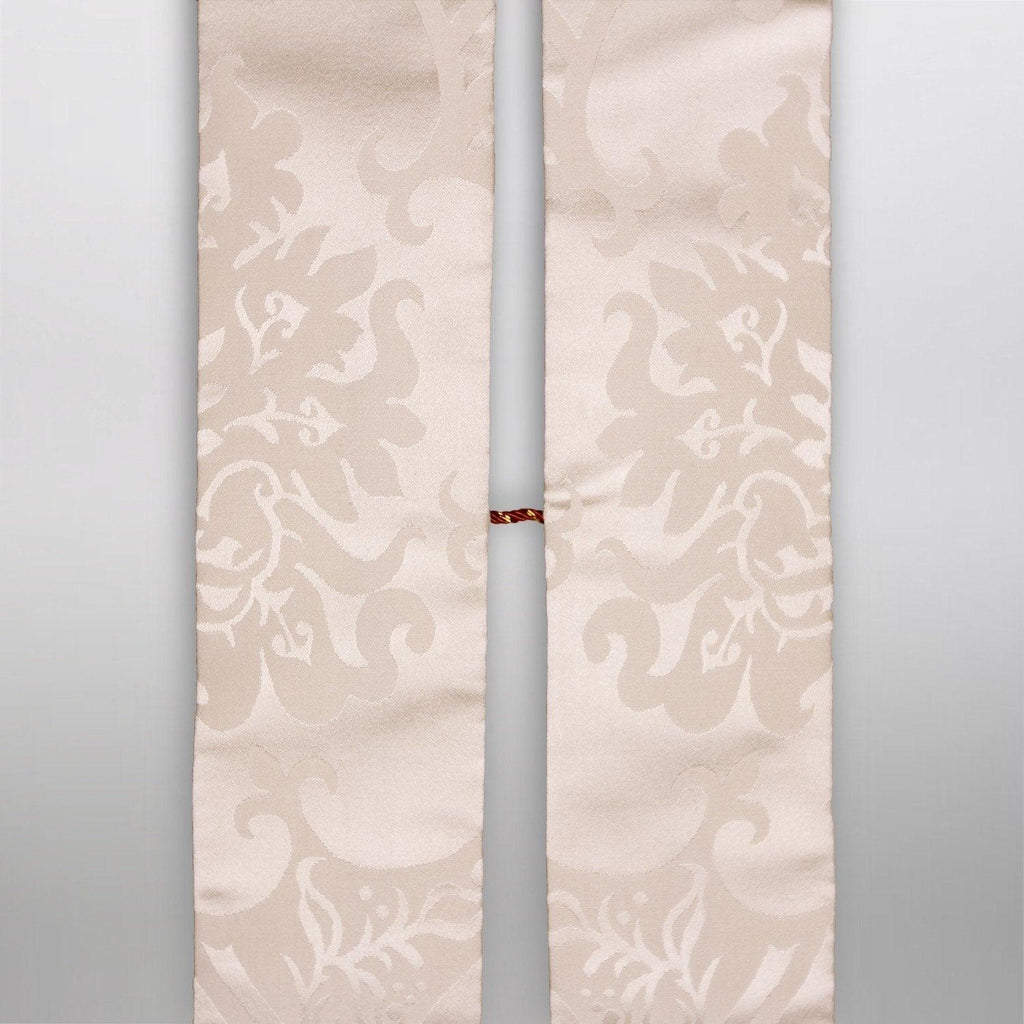 Gothic Stole in Cream Gothic Silk Damask - Watts & Co. (international)