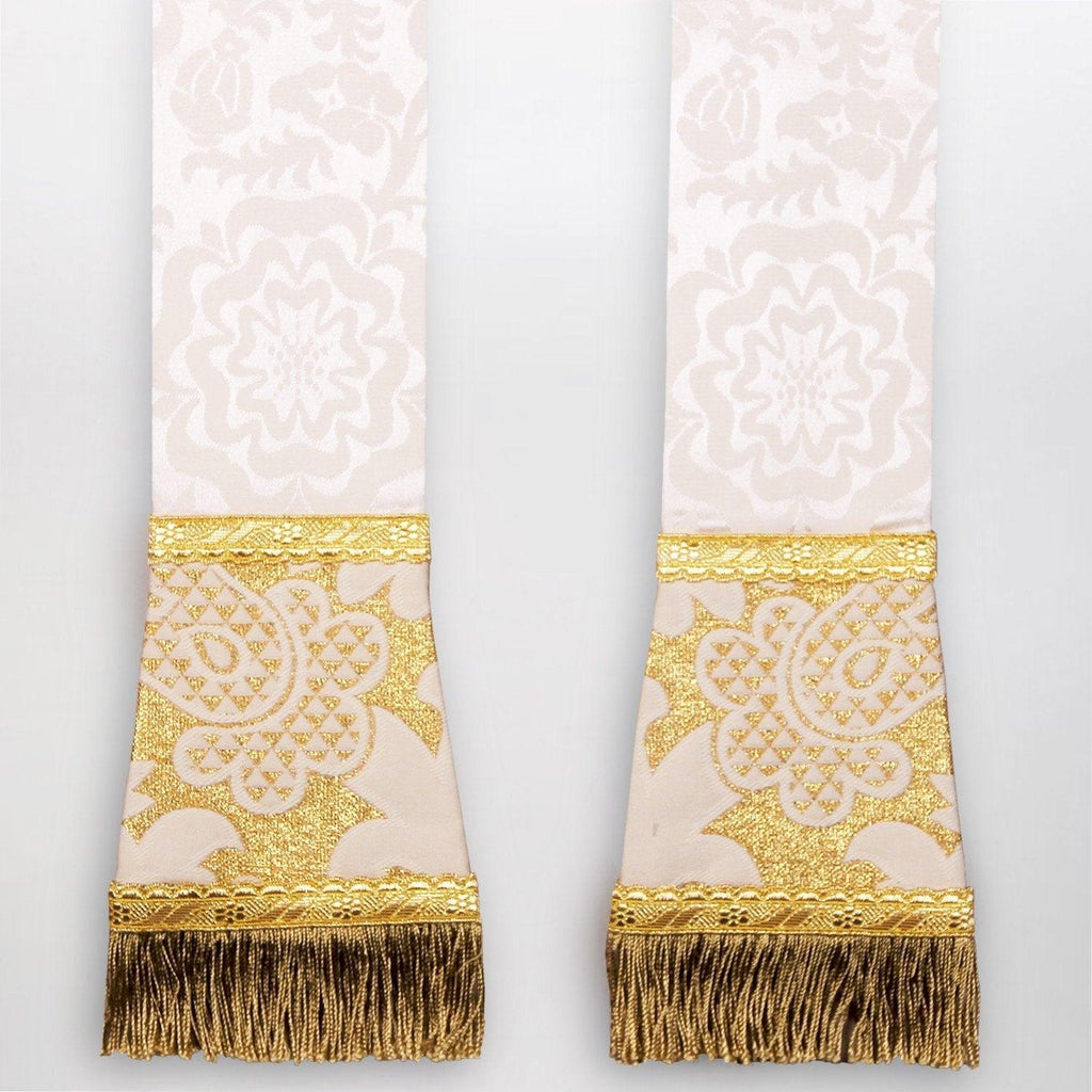 Gothic Stole in Ivory Tudor Rose - Watts & Co. (international)