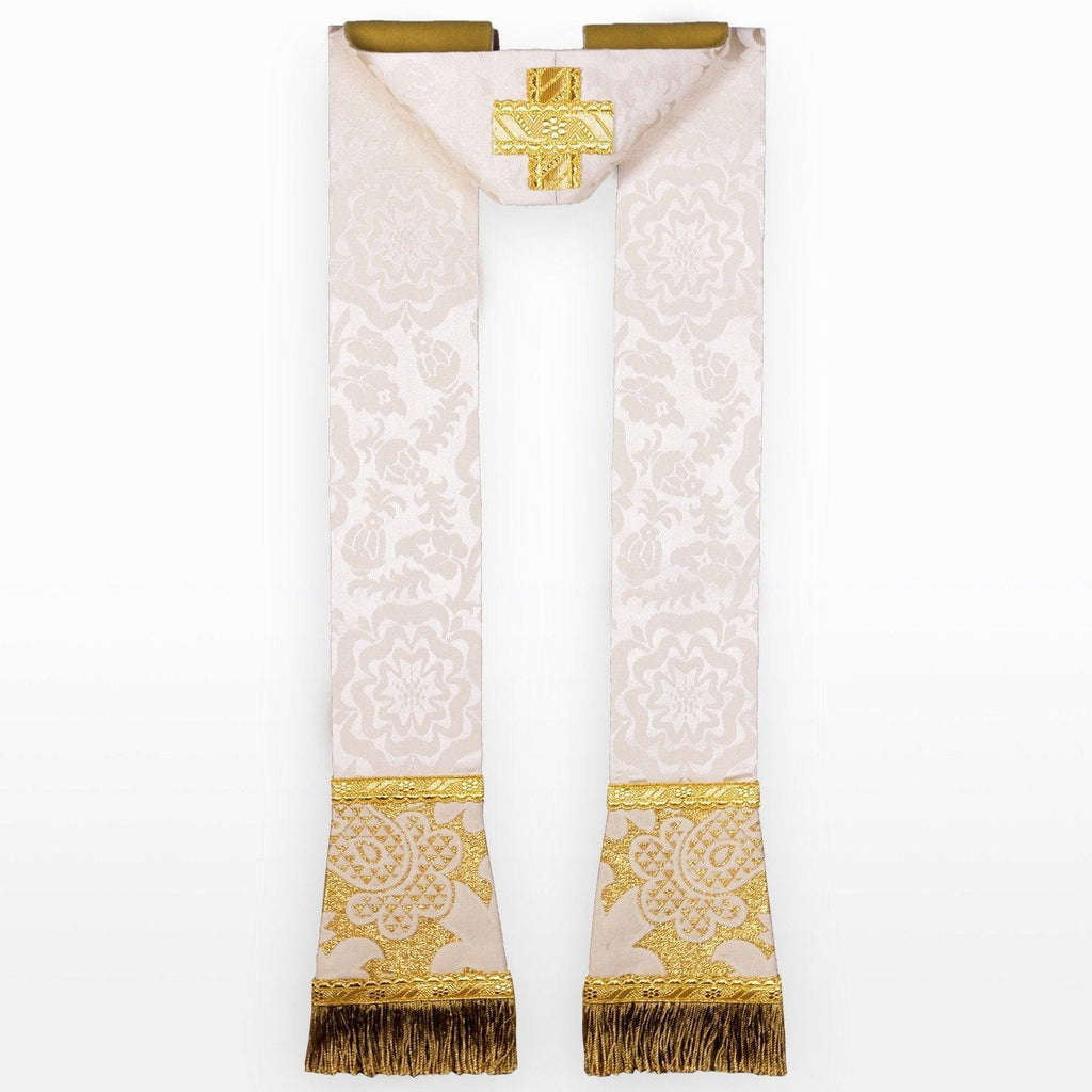 Gothic Stole in Ivory Tudor Rose - Watts & Co. (international)