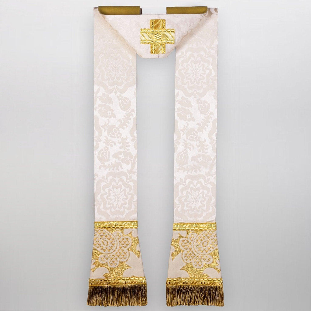 Gothic Stole in Ivory Tudor Rose - Watts & Co. (international)