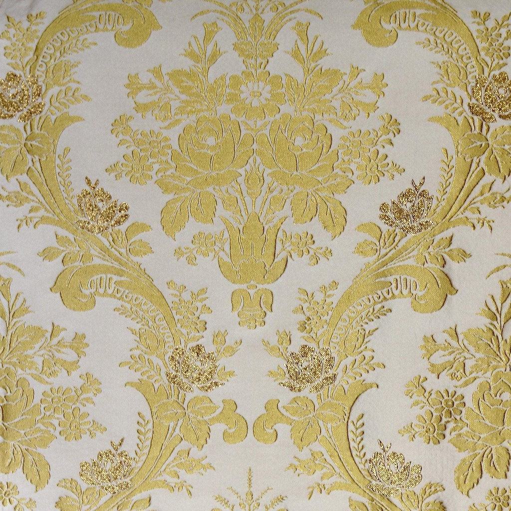 Goya Damask - White & Gold - Watts & Co. (international)