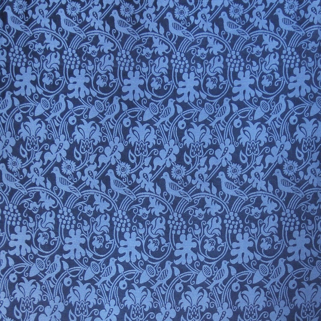 Hilliard Silk Damask - Blue - Watts & Co. (international)