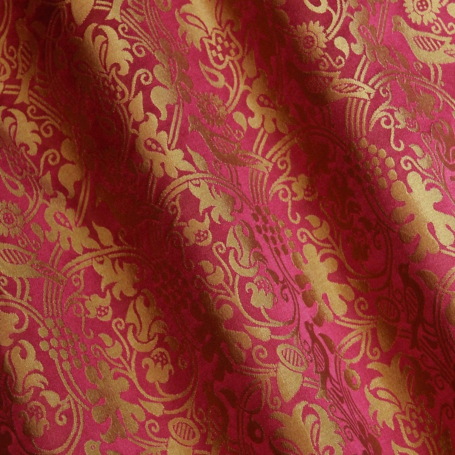Hilliard Silk Damask - Comper Rose & Gold - Watts & Co. (international)