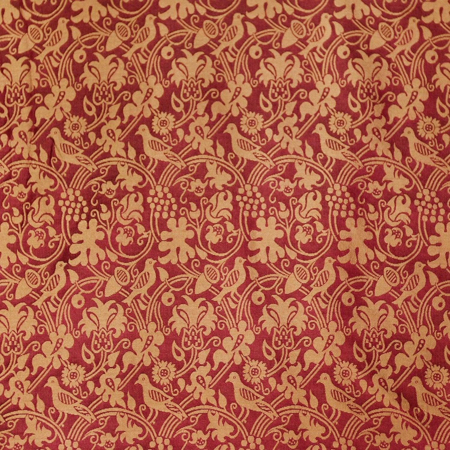 Hilliard Silk Damask - Comper Rose & Gold - Watts & Co. (international)