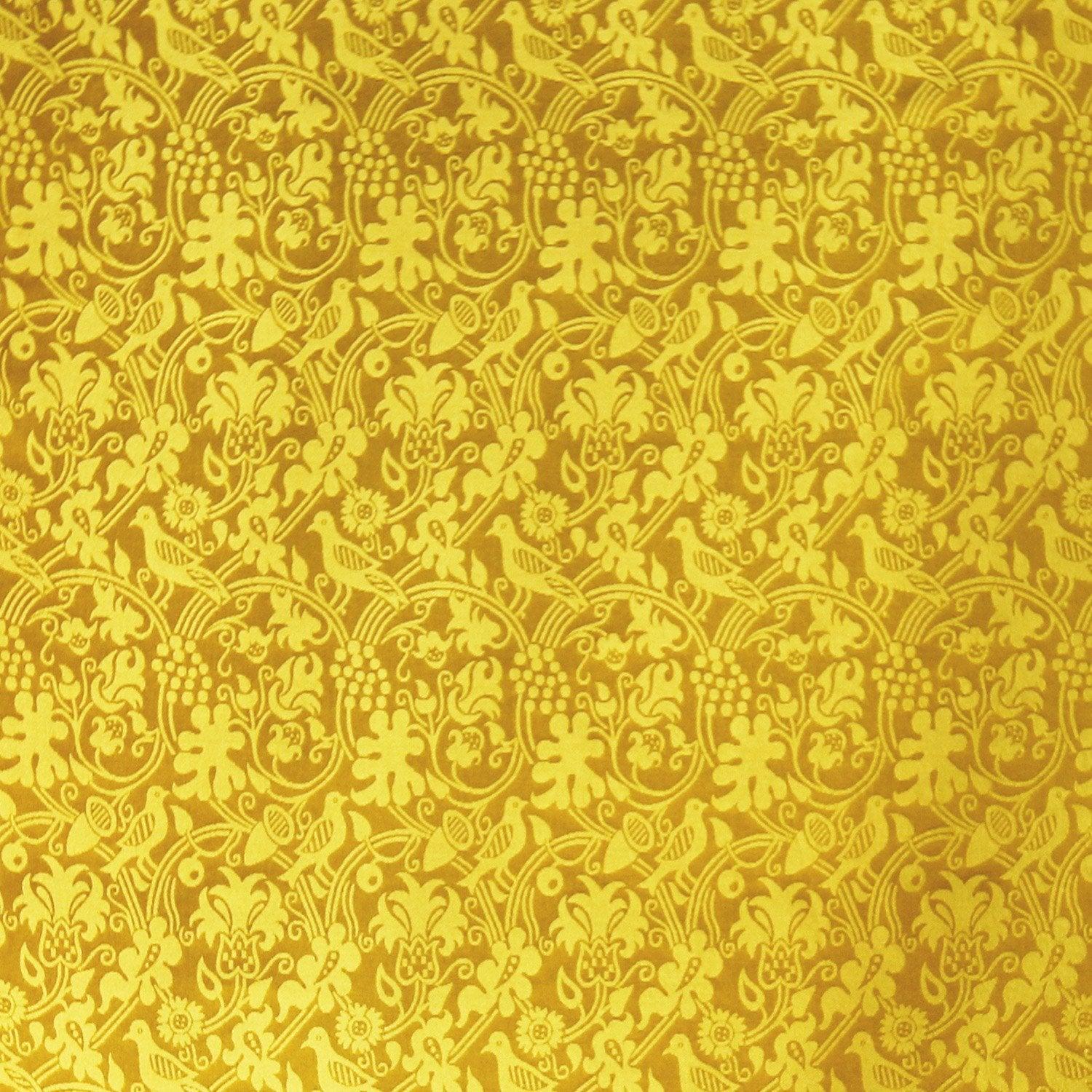 Hilliard Silk Damask - Imperial Yellow - Watts & Co. (international)