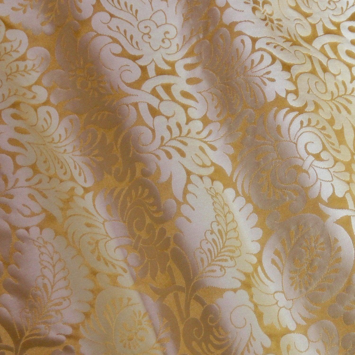 Holbein Silk Damask - Cream & Gold - Watts & Co. (international)