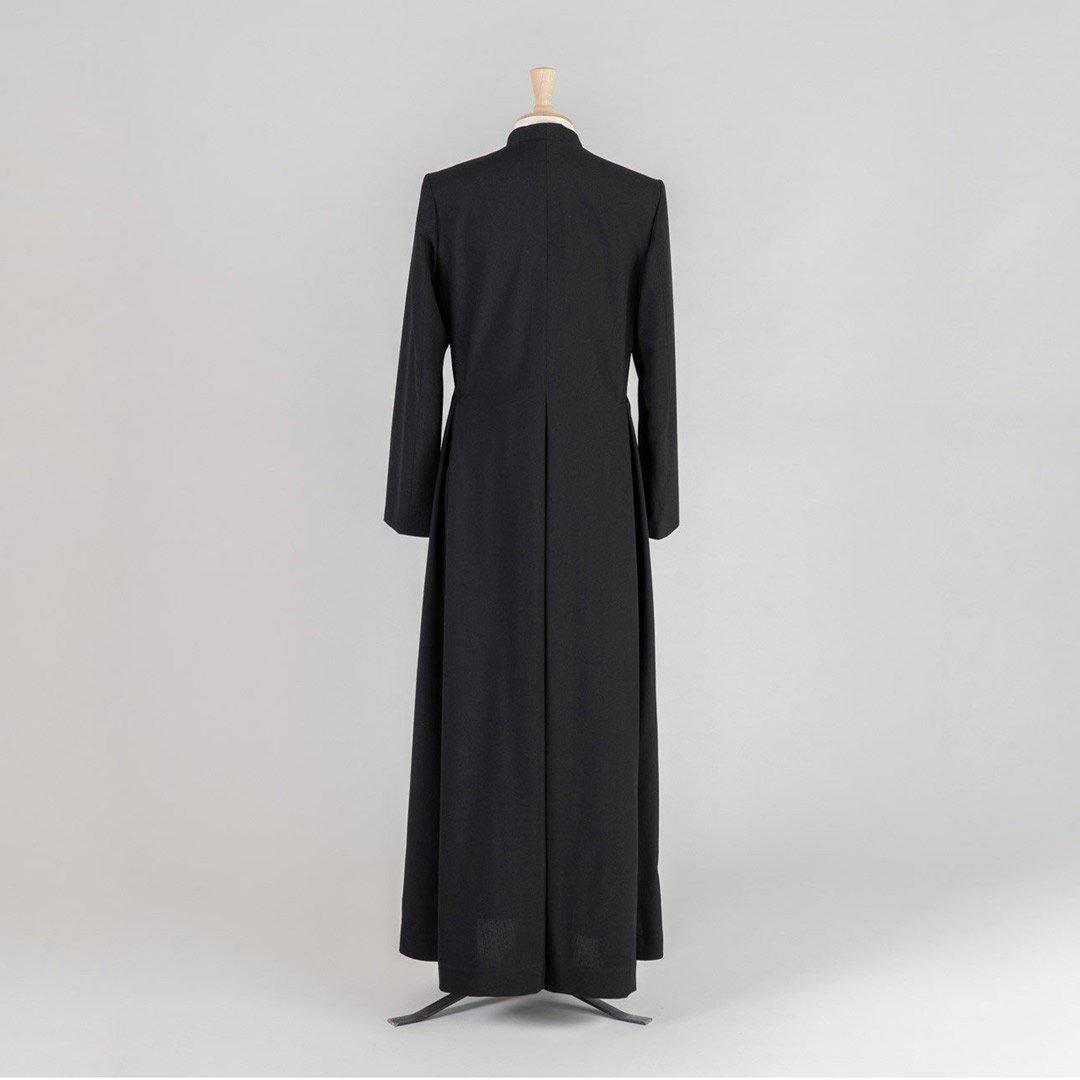 Men's Semi-Bespoke Black Single Breasted Cassock - Watts & Co.