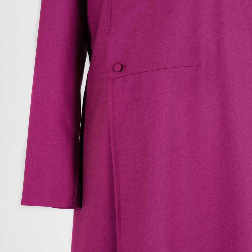 Men's Semi-Bespoke Roman Purple Double Breasted Cassock - Watts & Co.