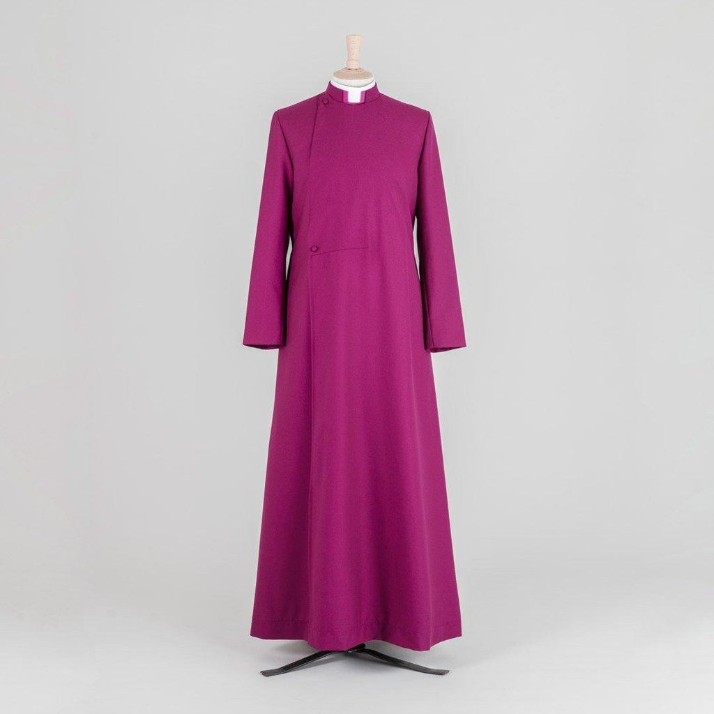 Men's Semi-Bespoke Roman Purple Double Breasted Cassock - Watts & Co.