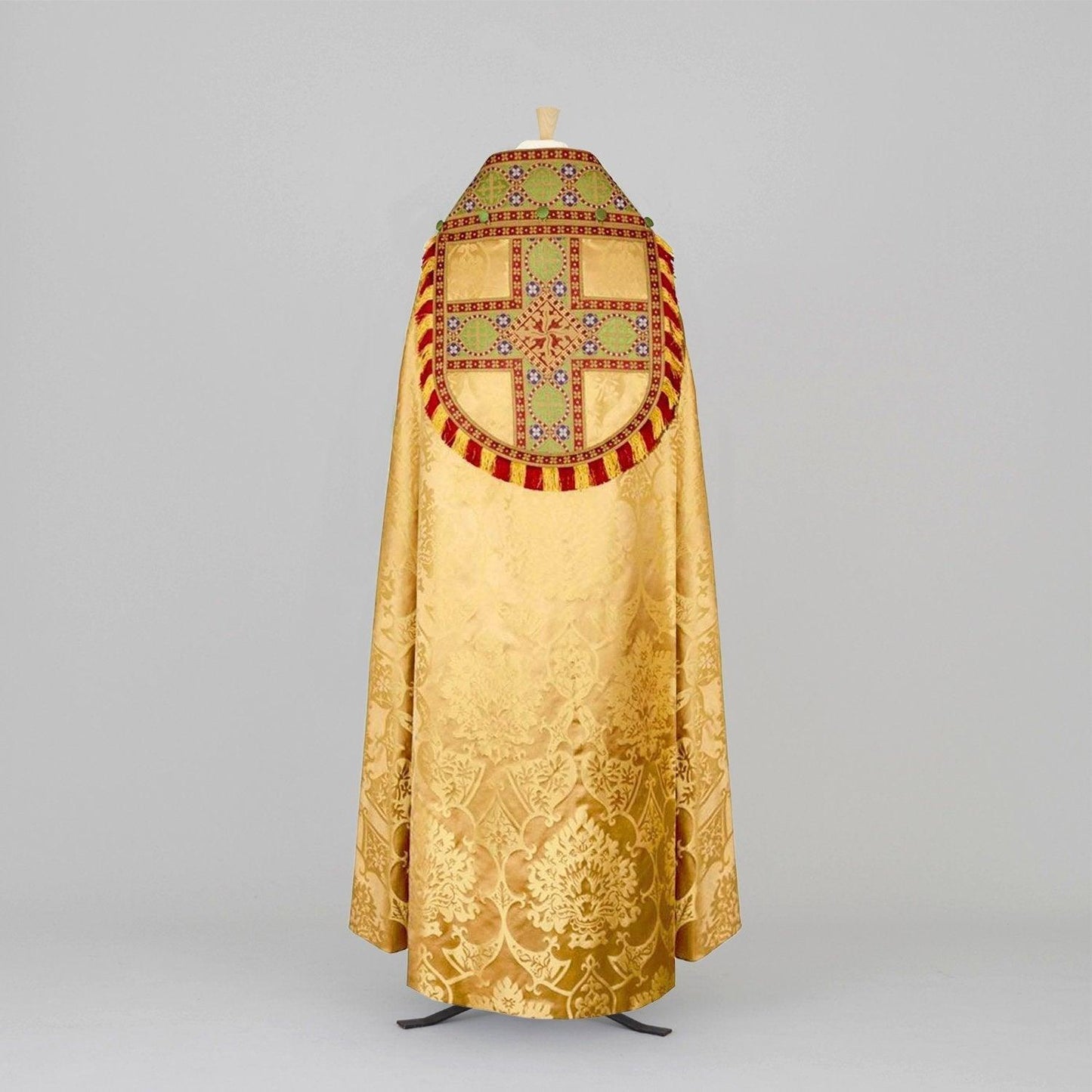 Minster Cope in Gold Gothic with Pugin Orphreys - Watts & Co.