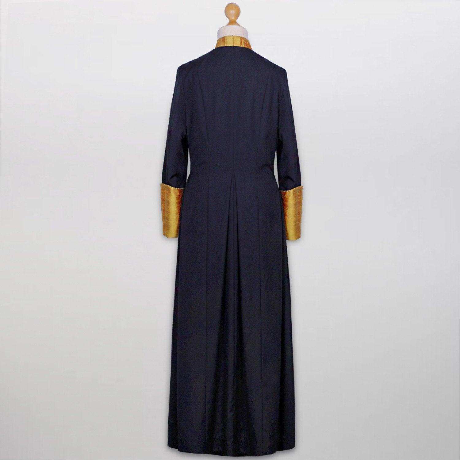 Pastor's Cassock with Gold Cuffs and Trim - Watts & Co. (international)