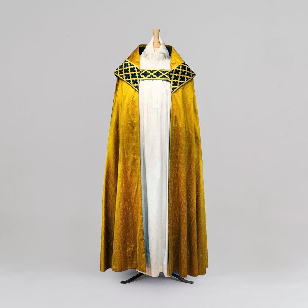 Portsmouth Cope in Old Gold dupion silk - Watts & Co.