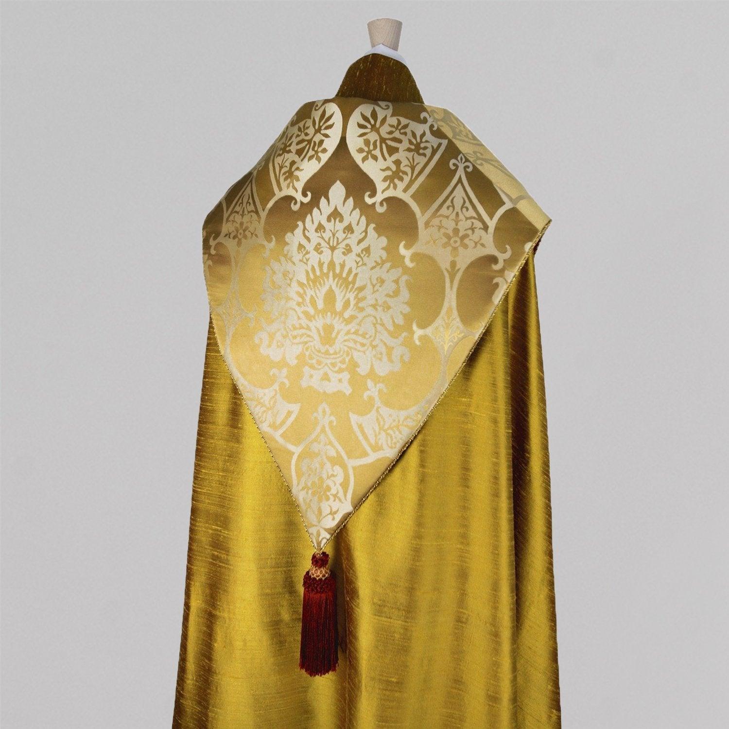 Portsmouth Cope in Old Gold silk - Watts & Co.