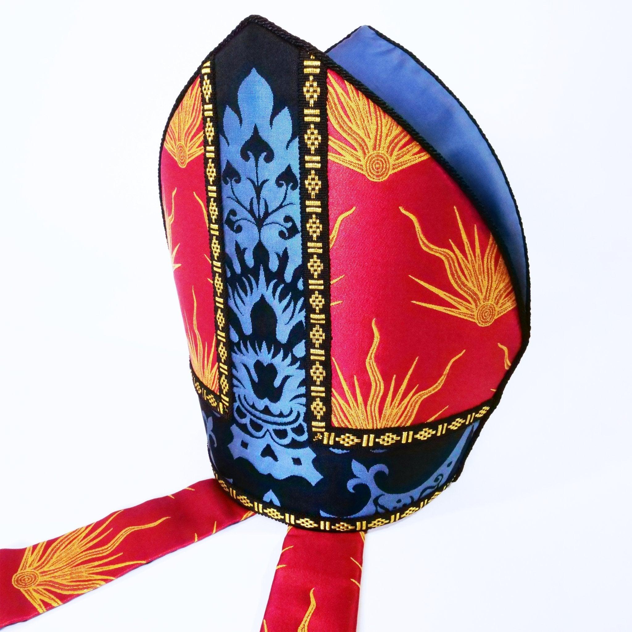 Prinknash Mitre in Watts Pentecost Brocade - Watts & Co.