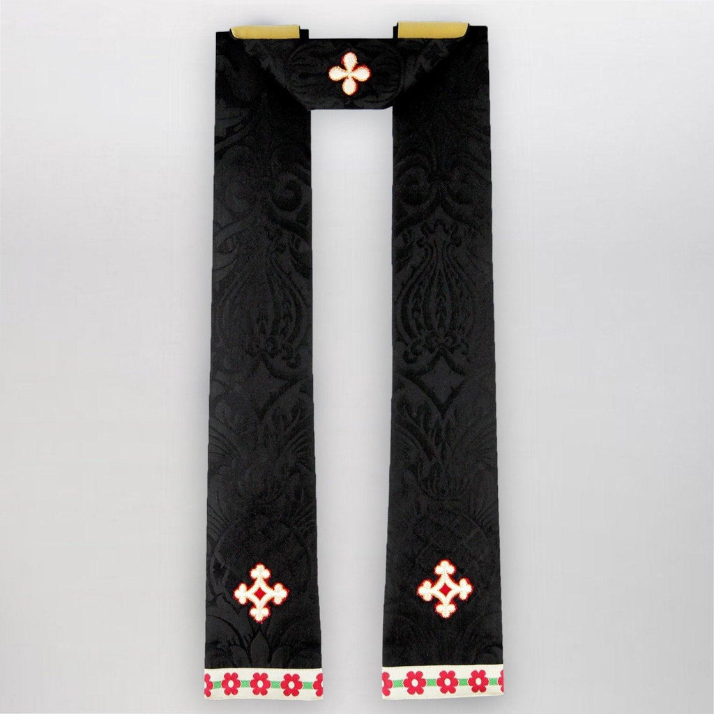 Pugin Chasuble in Black Fairford - Watts & Co. (international)